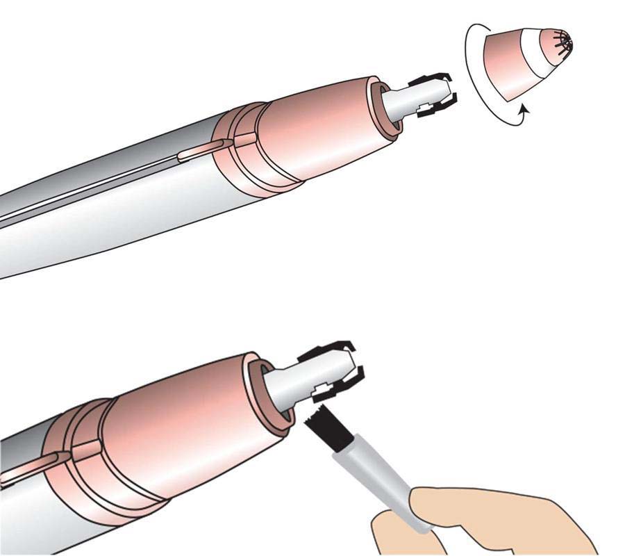 Finishing Touch Flawless Eyebrow Hair Electric Remover